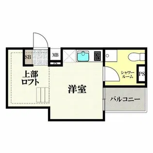 是空NAMBA NISHI【9階】の間取り