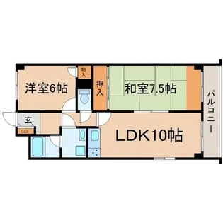 兵庫県尼崎市大庄西町1丁目【マンション】の間取り