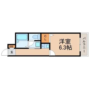 兵庫県尼崎市武庫川町2丁目【マンション】の間取り