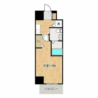 City Lux Namba【6階】の間取り