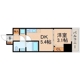 兵庫県尼崎市立花町1丁目【マンション】の間取り