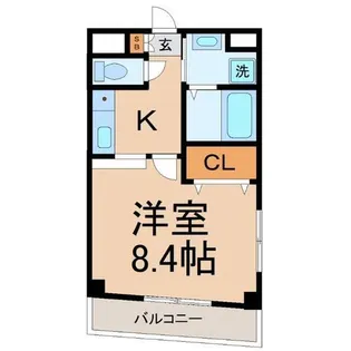 カサ・デローザ【3階】の間取り