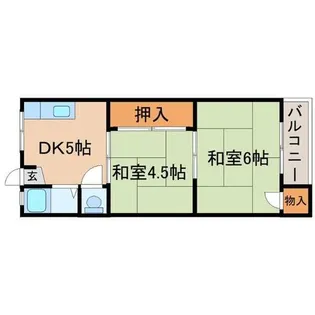 大栄マンション【2階】の間取り