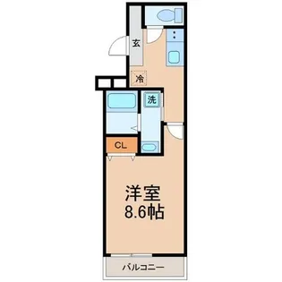 兵庫県尼崎市北竹谷町3丁目【アパート】の間取り