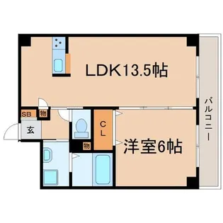 兵庫県尼崎市水堂町3丁目【マンション】の間取り