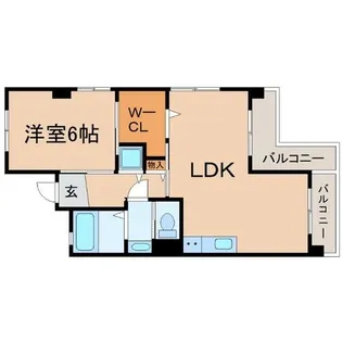 兵庫県尼崎市武庫町1丁目【マンション】の間取り
