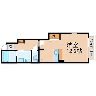 グリーンリーフ東園田【1階】の間取り