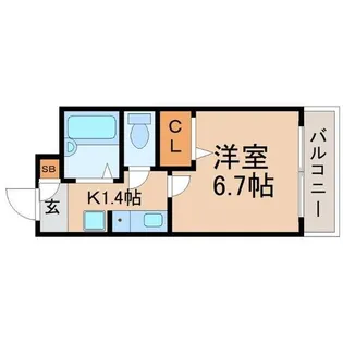 兵庫県尼崎市杭瀬南新町1丁目【マンション】の間取り