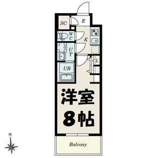 S-RESIDENCE尾頭橋beaute【7階】の間取り