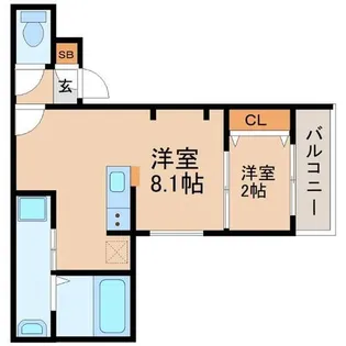 兵庫県尼崎市杭瀬寺島1丁目【マンション】の間取り