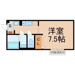 兵庫県尼崎市小中島1丁目【アパート】の間取り