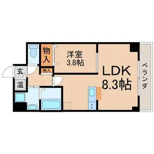 兵庫県尼崎市大島3丁目【マンション】の間取り