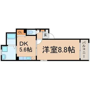 モデルノ リヴァー【1階】の間取り