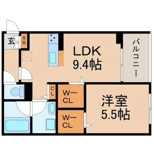 兵庫県尼崎市御園2丁目【アパート】の間取り
