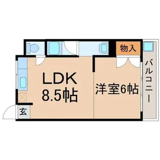 兵庫県尼崎市大西町3丁目【マンション】の間取り