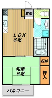 メゾン桜木A棟【1階】の間取り