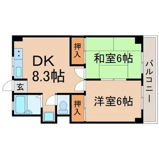 兵庫県尼崎市塚口町4丁目【マンション】の間取り