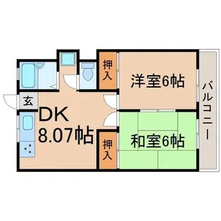 兵庫県尼崎市塚口町4丁目【マンション】の間取り