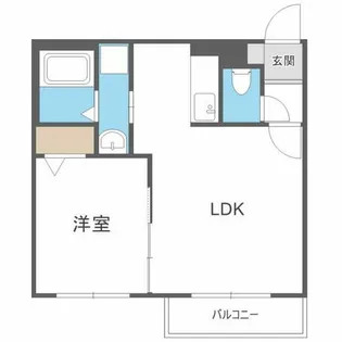 グランルーブルTM栄町【402号室】の間取り