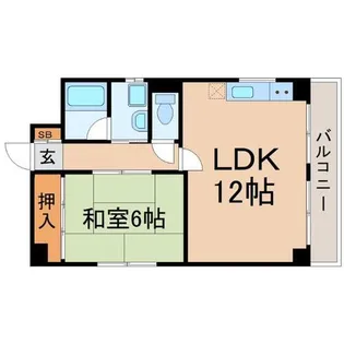 兵庫県尼崎市昭和通1丁目【マンション】の間取り