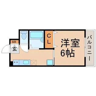 兵庫県尼崎市南武庫之荘2丁目【マンション】の間取り