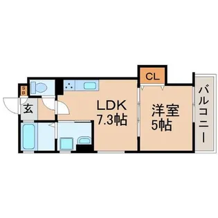 兵庫県尼崎市猪名寺2丁目【アパート】の間取り