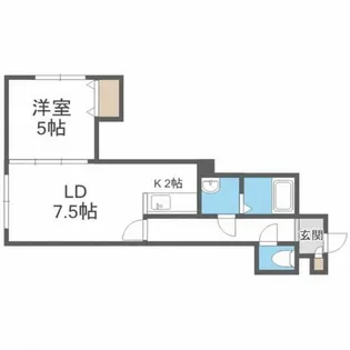 NRJイシヤマ【2階】の間取り