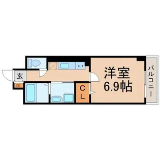 兵庫県尼崎市水堂町1丁目【マンション】の間取り