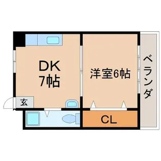 兵庫県尼崎市善法寺町【マンション】の間取り