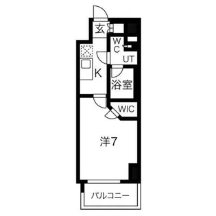 パークリュクス大阪天満【402号室】の間取り