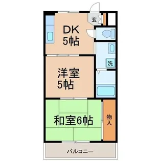 兵庫県西宮市樋ノ口町2丁目【マンション】の間取り