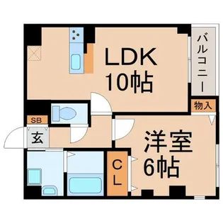 兵庫県西宮市櫨塚町【マンション】の間取り