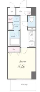 大阪府大阪市中央区東心斎橋2丁目【マンション】の間取り