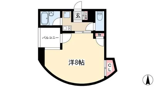 マリオン吹上【503号室】の間取り