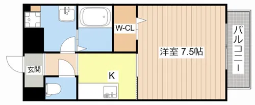 レイーナ【107号室】の間取り