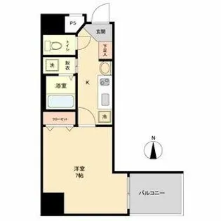 レジデンス名古屋千代田【2階】の間取り