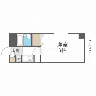 1Kの間取り画像