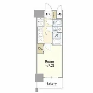 エスリード金山ル・グラン【1503号室】の間取り