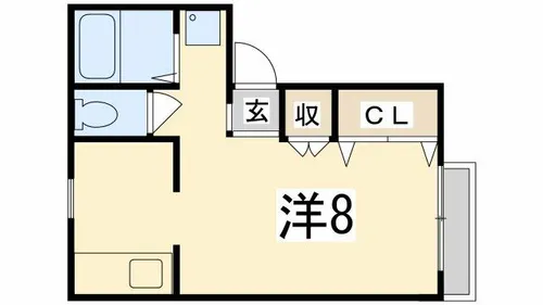サンライフ松本【101号室】の間取り