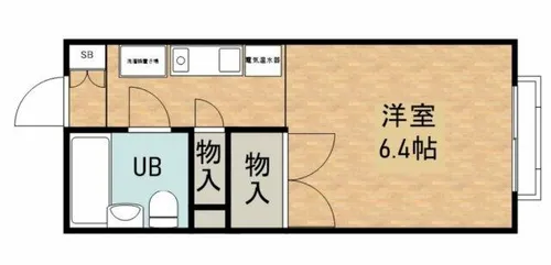 メゾンローク【106号室】の間取り