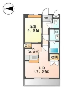 EAST 135.22【2階】の間取り