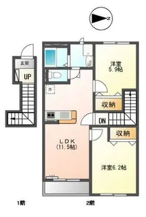 明倫館【2階】の間取り