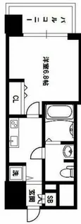 レグゼスタ福島Ⅱ【4階】の間取り