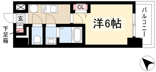 アドバンス名古屋シュテルン【8階】の間取り