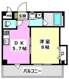 ラ ルーチェ千里丘【1階】の間取り