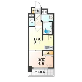 プレサンスTHE KYOTO 澄華【3階】の間取り