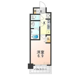 プレサンスTHE KYOTO 華苑【2階】の間取り