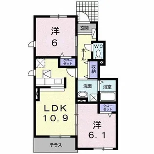 ルピチェーノ【1階】の間取り