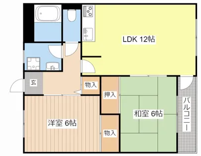 サンブルグⅡ【203号室】の間取り