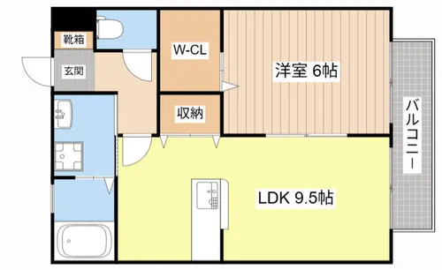 パシフィックドリーム【A201号室】の間取り